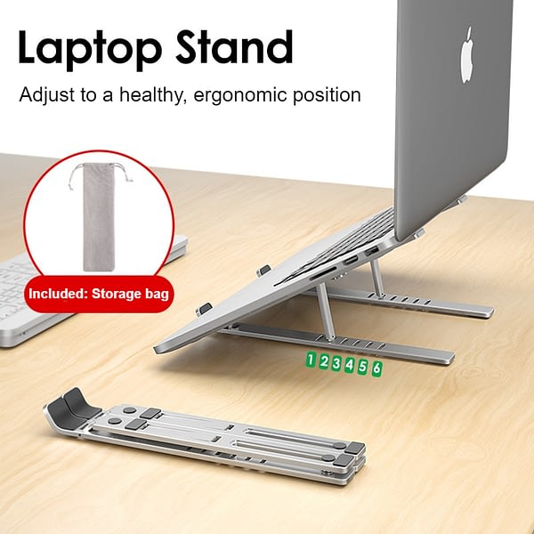 Adjustable Aluminum Laptop Stand